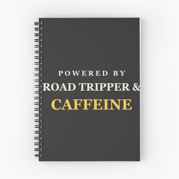 Item preview, Powered By Road Tripper & Caffeine - Road Trip designed and sold by RetroThreadWorks.