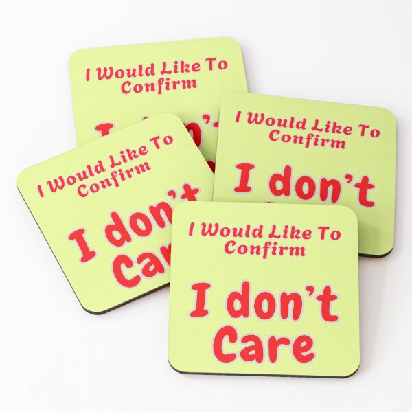 Item preview, I Don't Care designed and sold by Vinaelly.