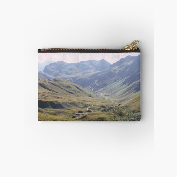 Item preview, Alpine cow with a view into the wide mountain valley designed and sold by rhosbahu.