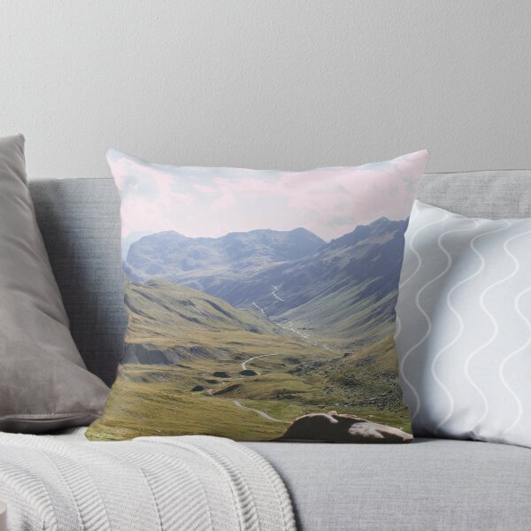 Item preview, Alpine cow with a view into the wide mountain valley designed and sold by rhosbahu.