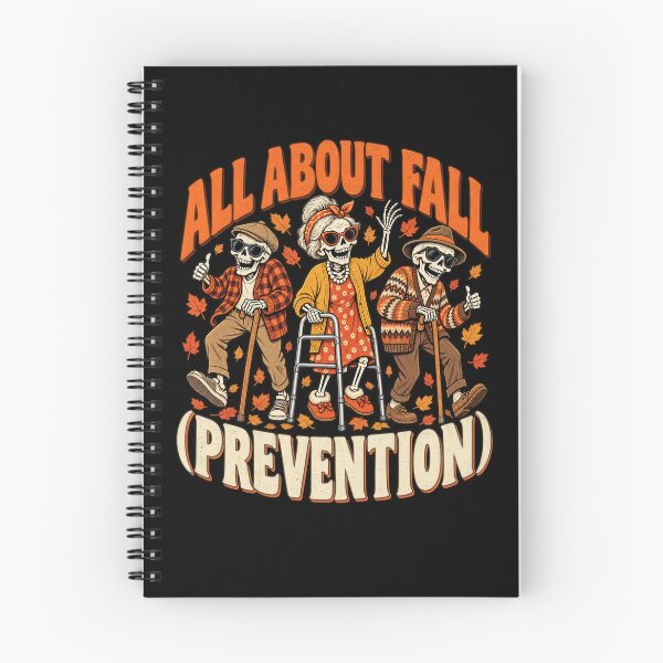 Item preview, All About Fall Prevention Skeleton Physical Therapy T-Shirt – Funny Physical Therapist Halloween Graphic designed and sold by Trendably.