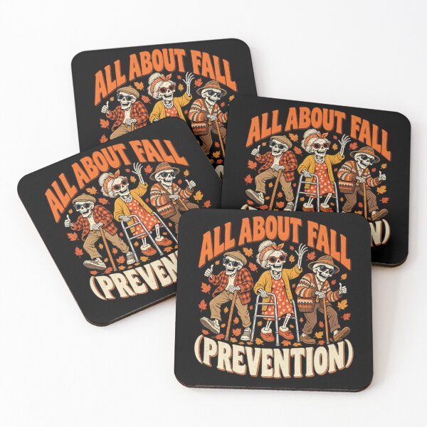Item preview, All About Fall Prevention Skeleton Physical Therapy T-Shirt – Funny Physical Therapist Halloween Graphic designed and sold by Trendably.