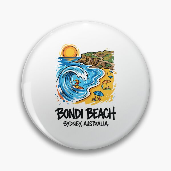 Item preview, Bondi Beach Sydney Australia Surf Art designed and sold by Merch by Das Design Studio.