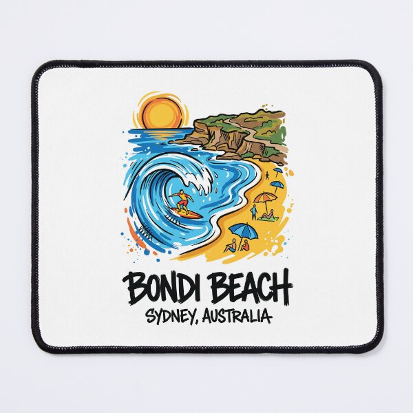 Item preview, Bondi Beach Sydney Australia Surf Art designed and sold by Merch by Das Design Studio.