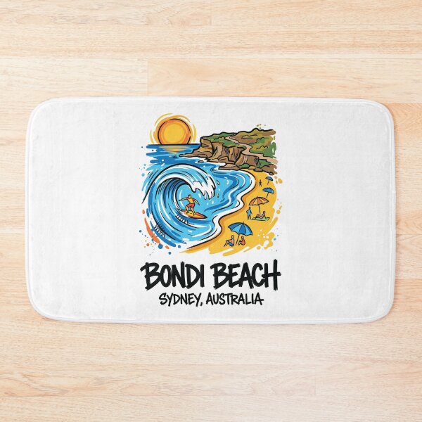 Item preview, Bondi Beach Sydney Australia Surf Art designed and sold by Merch by Das Design Studio.