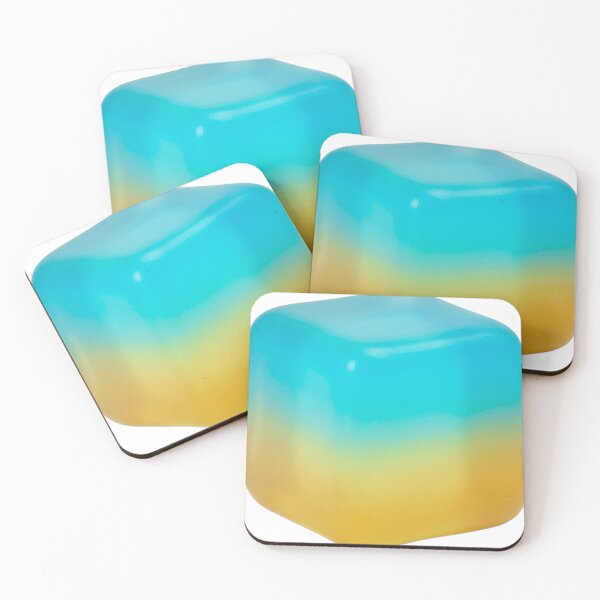 Item preview, Blue Jelly Cube Squishy Cute Kawaii Toy designed and sold by DofinaSur.