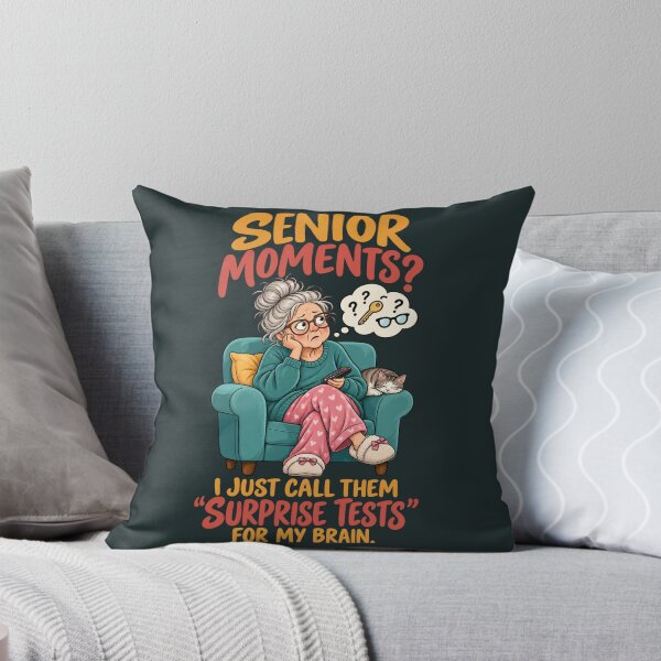 Item preview, Senior Moments Funny Memory Loss Humor Surprise Test designed and sold by PunchDrop.