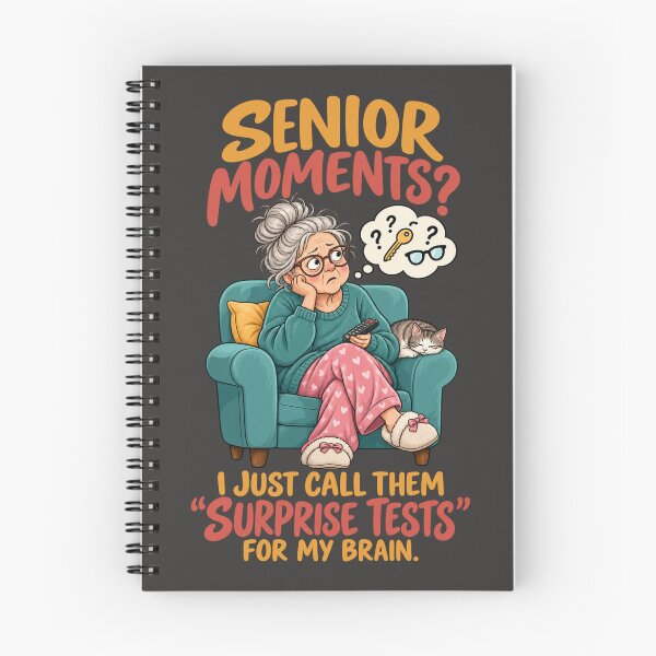 Item preview, Senior Moments Funny Memory Loss Humor Surprise Test designed and sold by PunchDrop.