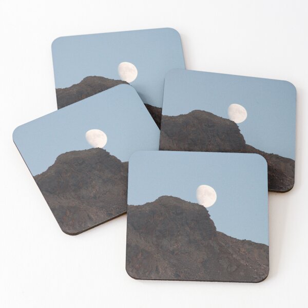 Item preview, Moonrise over the mountain ridge designed and sold by rhosbahu.