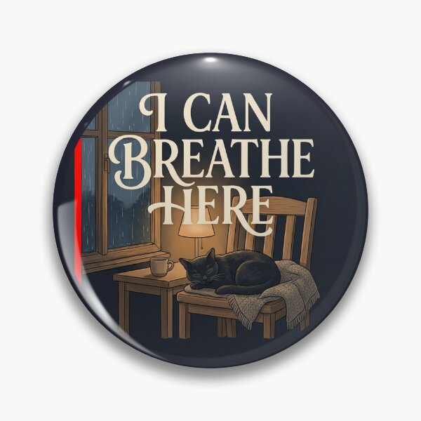 Item preview, I Can Breathe Here designed and sold by QuietNovaShop.