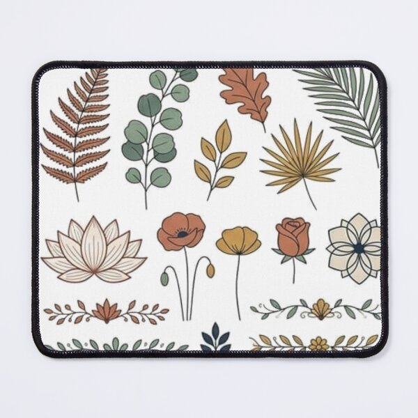 Item preview, Minimalist Boho Botanical Leaves and Flowers Sticker Pack designed and sold by Rehnair.