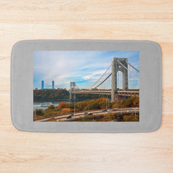 Item preview, Washington Bridge - Manhattan NYC Skyline Art designed and sold by DGMaxShop.