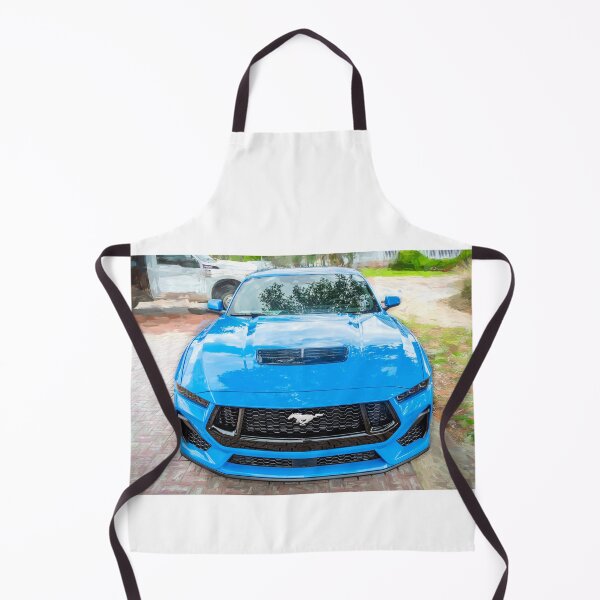 Item preview, 2025 Grabber Blue Ford Mustang GT 5.0 Premium Sports Car Art designed and sold by RichFrancoCars.