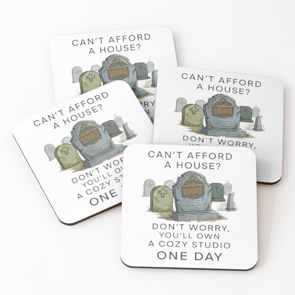 Item preview, Cozy Studio Grave Millennial Dark Humor designed and sold by Stefanrajzer.