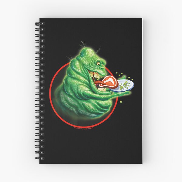 Item preview, Ghostbusters Slimer Snacking Retro Badge Design designed and sold by Patricianighton.
