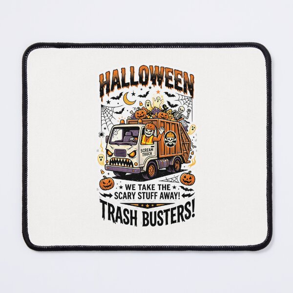 Item preview, Halloween trash busters - We take the scary stuff away - Halloween for trashman designed and sold by ParadoxParadox.