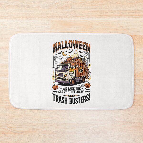 Item preview, Halloween trash busters - We take the scary stuff away - Halloween for trashman designed and sold by ParadoxParadox.