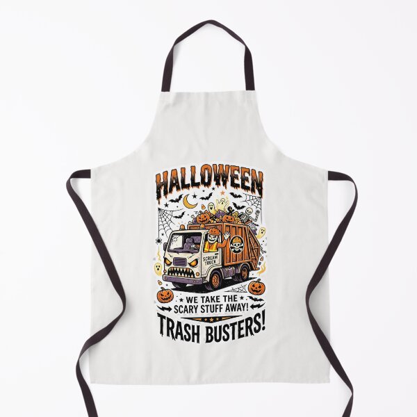 Item preview, Halloween trash busters - We take the scary stuff away - Halloween for trashman designed and sold by ParadoxParadox.