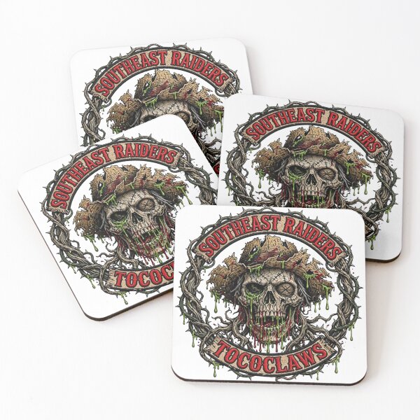Item preview, Southeast Raiders Scarecrow Skull | Biker Patch Horror Graphic designed and sold by TOCOCLAWS.