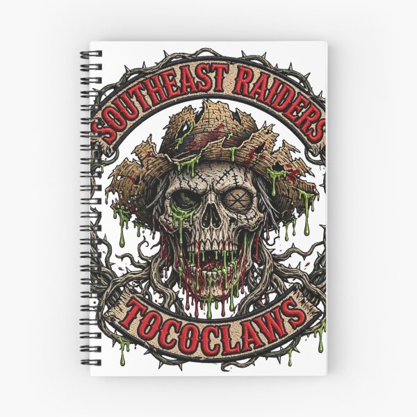 Item preview, Southeast Raiders Scarecrow Skull | Biker Patch Horror Graphic designed and sold by TOCOCLAWS.