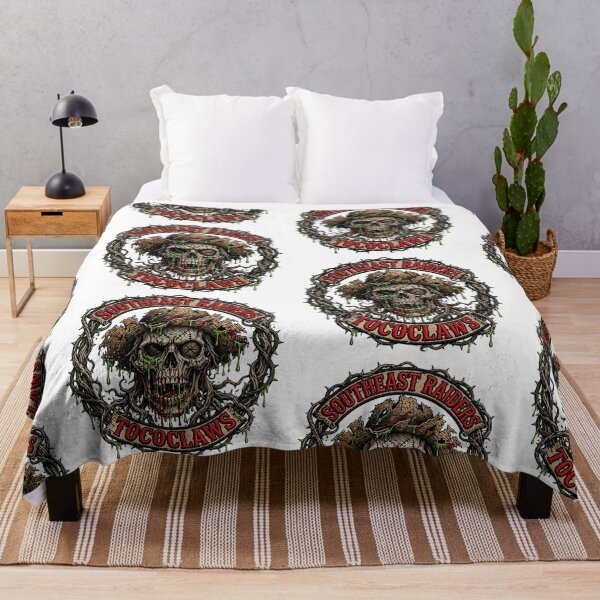 Item preview, Southeast Raiders Scarecrow Skull | Biker Patch Horror Graphic designed and sold by TOCOCLAWS.