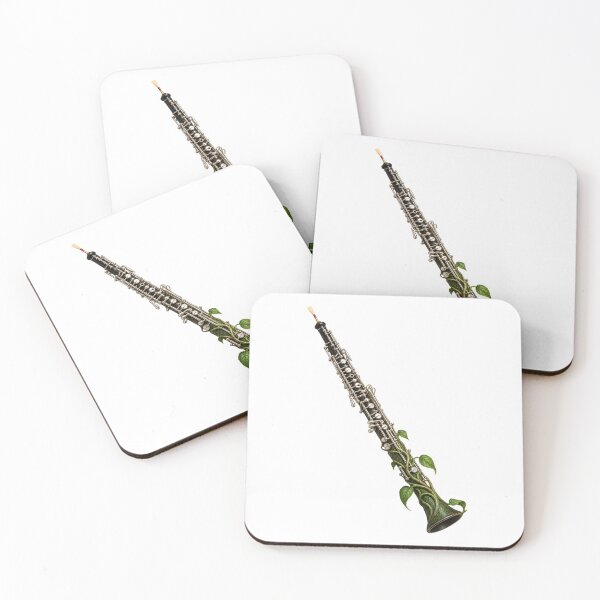 Item preview, Botanical Oboe Musical Instrument Art designed and sold by ROVVI.