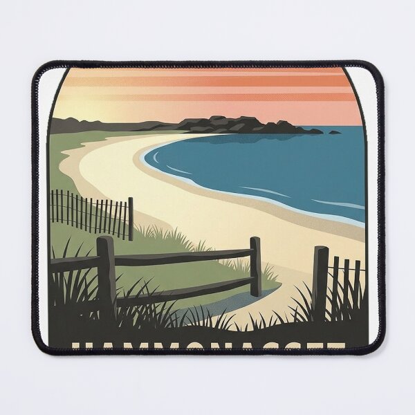 Item preview, Hammonasset Beach State Park Sticker - Meigs Point Shoreline Connecticut designed and sold by DetourDgn.