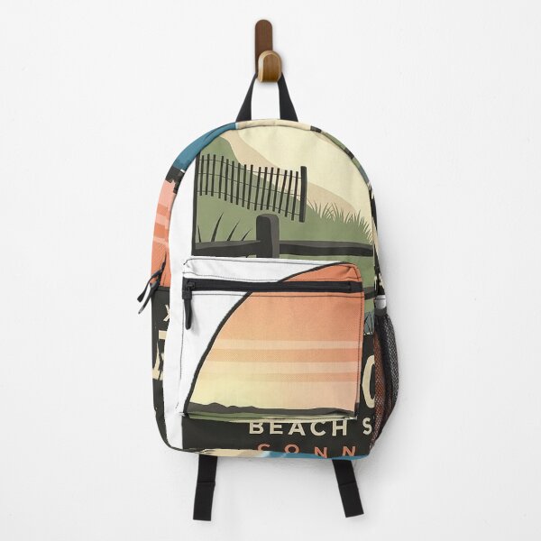Item preview, Hammonasset Beach State Park Sticker - Meigs Point Shoreline Connecticut designed and sold by DetourDgn.