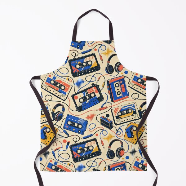 Item preview, Retro Analog Cassette Music Pattern designed and sold by frumixart.