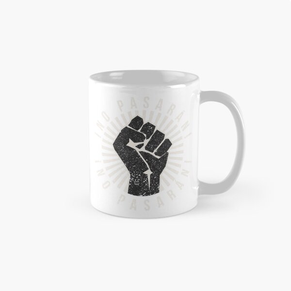 Item preview, No Pasaran Raised Fist Resistance Emblem designed and sold by CallieBird.