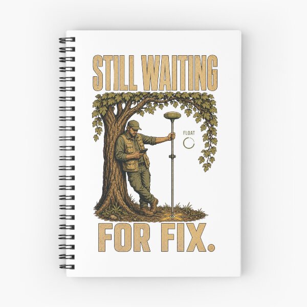 Item preview, Still Waiting for Fix – Funny GNSS Land Surveyor designed and sold by FreePath-Move.
