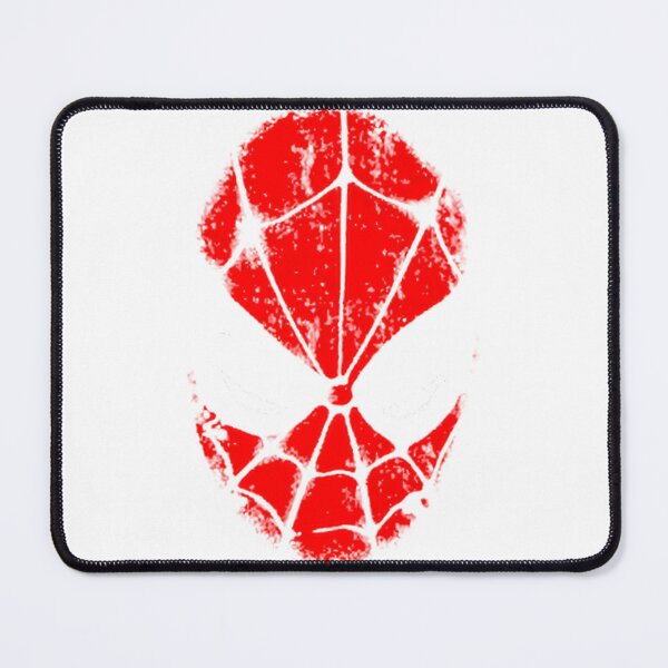 Item preview, Spider-Inspired Red Mask with Grunge Web Pattern Superhero Design designed and sold by Jasper Turpie.