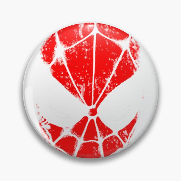 Item preview, Spider-Inspired Red Mask with Grunge Web Pattern Superhero Design designed and sold by Jasper Turpie.