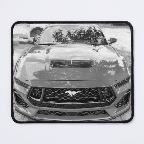 Item preview,  2025 Grabber Blue Ford Mustang GT 5.0 Premium Sports Car Art designed and sold by RichFrancoCars.