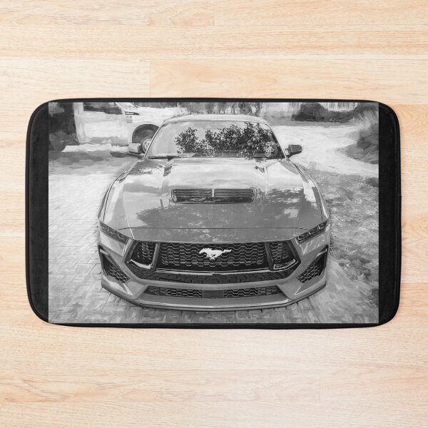 Item preview,  2025 Grabber Blue Ford Mustang GT 5.0 Premium Sports Car Art designed and sold by RichFrancoCars.