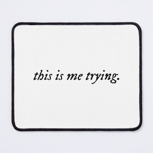 Item preview, This Is Me Trying Iconic Folklore Font Folklore Lover designed and sold by rinconkathrin.