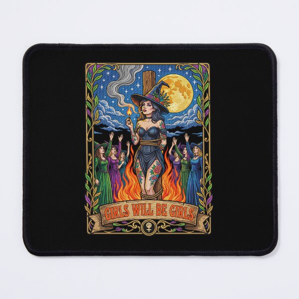 Item preview, Girls Will Be Girls Witches designed and sold by TeeARTHY.