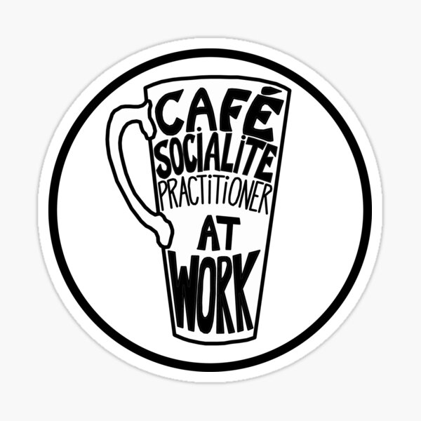Item preview, Cafe Socialite designed and sold by SidelineArt.