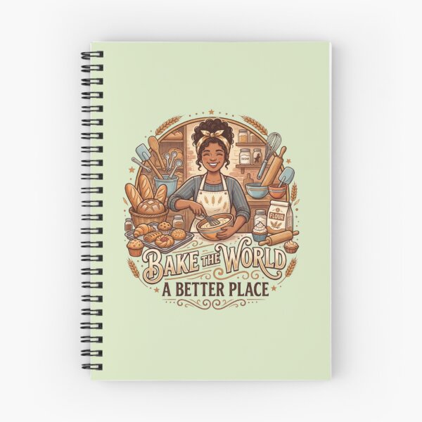 Item preview, Bake the World a Better Place – Cute Home Baker Gift Design designed and sold by PixelStyle Studio.