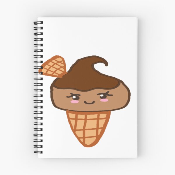 Item preview, Kawaii Chocolate ice cream  designed and sold by Rainbowland123.