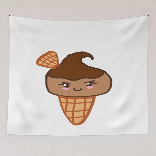 Item preview, Helado de chocolate kawaii designed and sold by Rainbowland123.