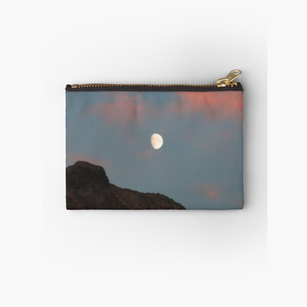 Item preview, Moon beneath pink evening clouds designed and sold by rhosbahu.