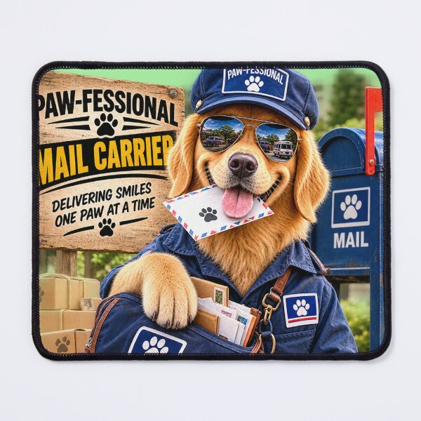 Item preview, Funny Dog Mail Carrier – PAW-FESSIONAL Delivery & Dog Lover Gift designed and sold by TeeVibeHaus.