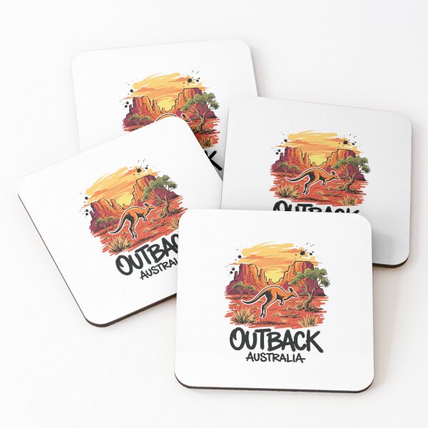 Item preview, Australian Outback Kangaroo Wildlife Art designed and sold by Merch by Das Design Studio.