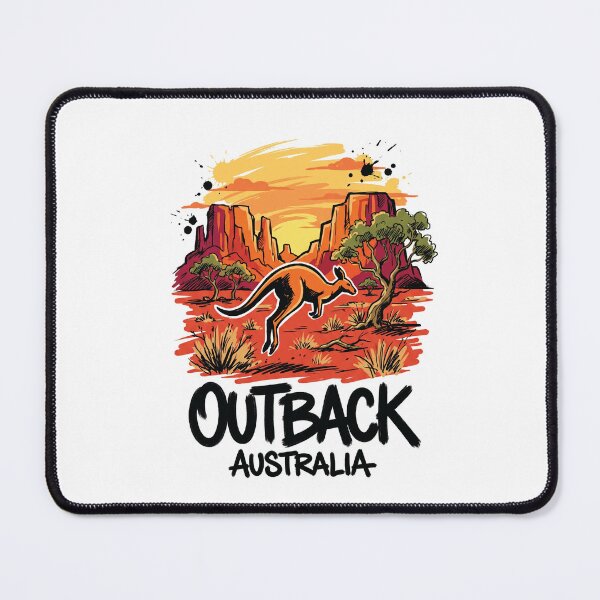 Item preview, Australian Outback Kangaroo Wildlife Art designed and sold by Merch by Das Design Studio.