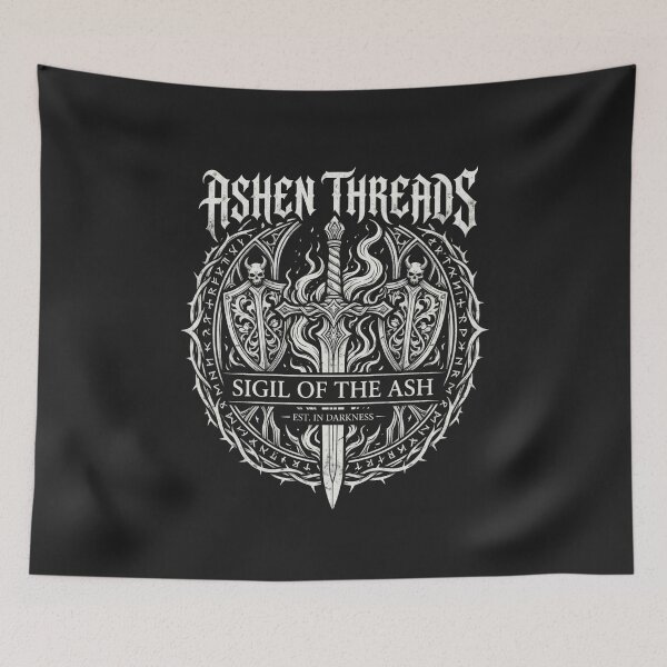 Item preview, Sigil of the Ash - Dark Fantasy Gothic Sword designed and sold by Ashen Threads Studio.