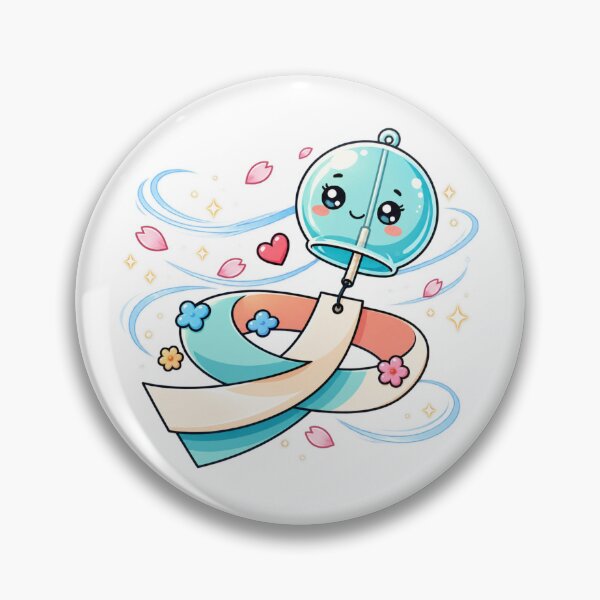 Item preview, The Wind-Chime Baby– Cute Japanese art | Sweet Sakura Anime Style designed and sold by MrDev.