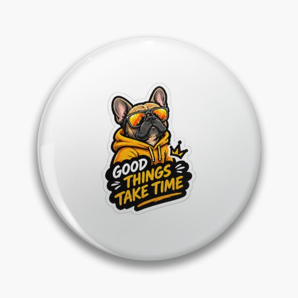 Item preview, Good things take time motivated cartoon  designed and sold by Tiredpawsco.