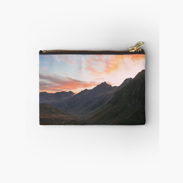 Item preview, Evening glow over the silent mountain valley designed and sold by rhosbahu.