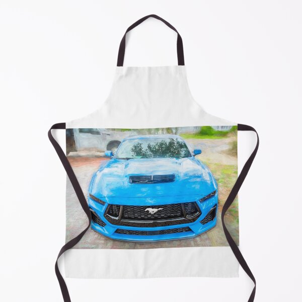 Item preview, 2025 Grabber Blue Ford Mustang GT 5.0 Premium Sports Car Art designed and sold by RichFrancoCars.